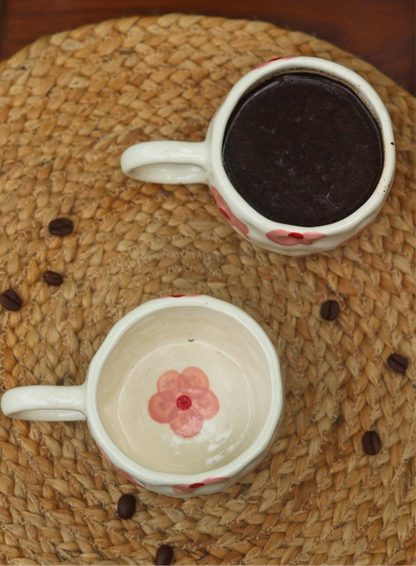 Flower Ceramic Cup