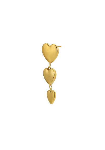 Classic Heart Drop Earrings