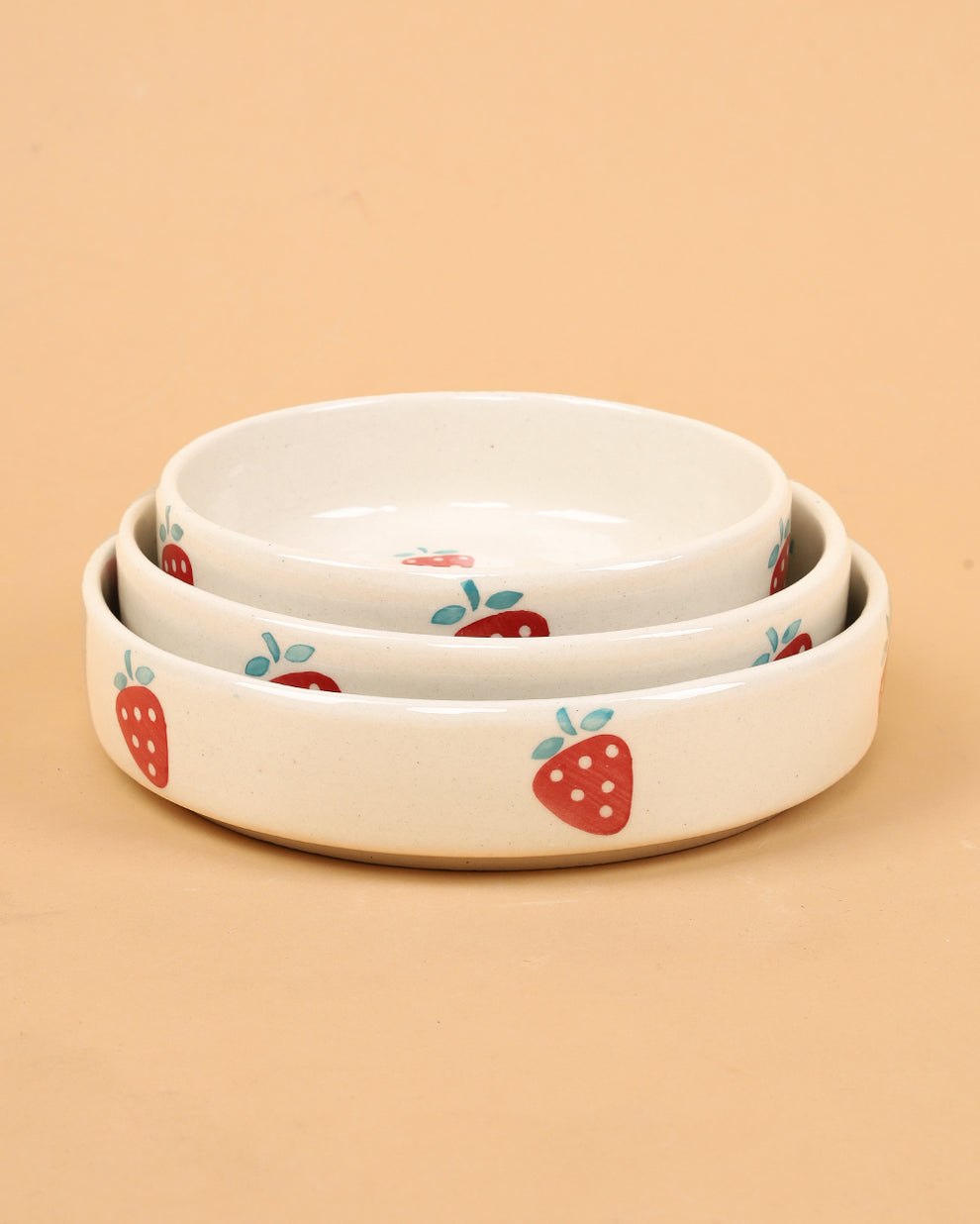 Strawberry pasta plates / tray (Small)