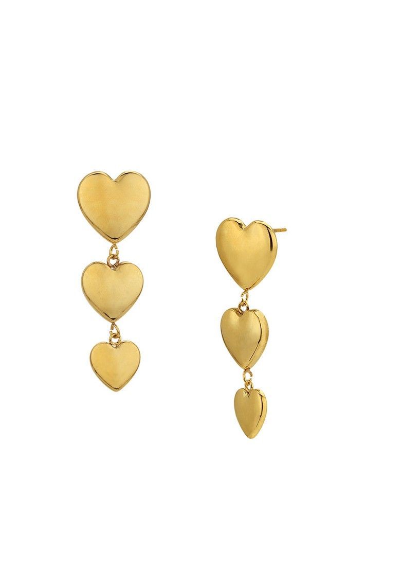 Classic Heart Drop Earrings