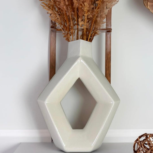 Diamond Ceramic Vase