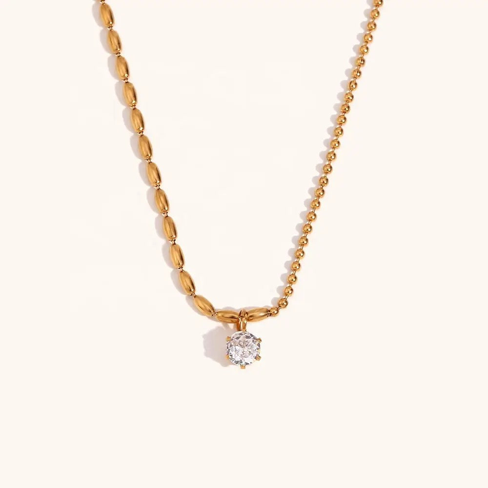 Amaira Gold Charm Necklace